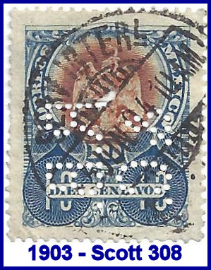 Roberto Boker & Company 1903 perfin